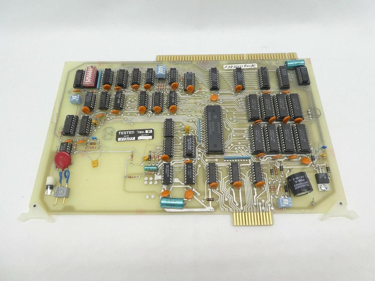 Used Varian Semiconductor VSEA F3831001 Power Fail/RTC PCB Card Rev. K Working Spare