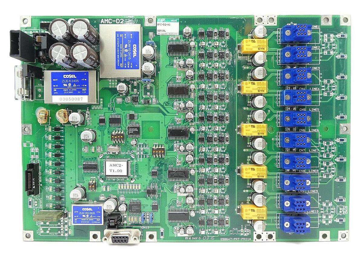Used CKD 098647-PRT-PR01A Pump Control PCB AMC-D2-X1 Reseller Lot of 4 Working Spare