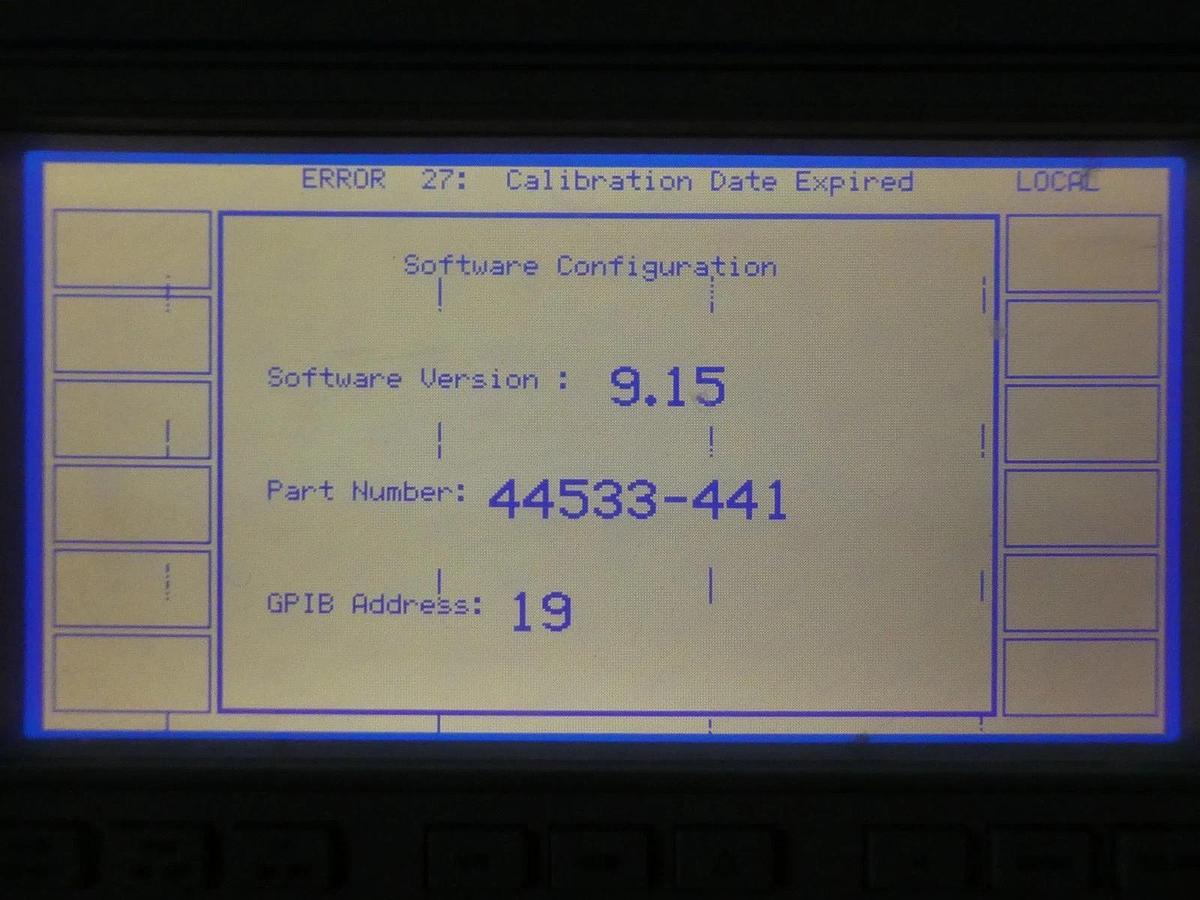 Used IFR 2040 10khz-1.35Ghz Low Noise Signal Generator 9.15 Error 27 Dented As-Is