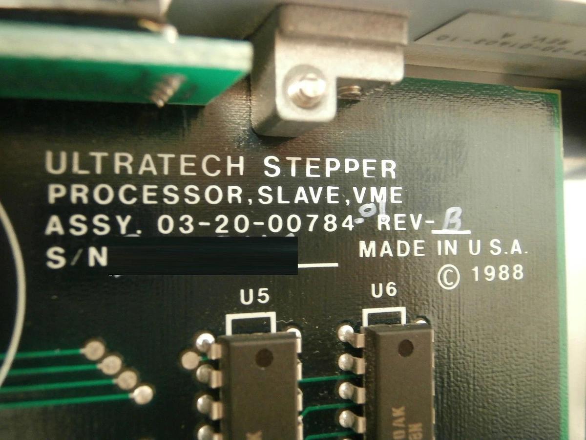Used Ultratech Stepper 03-20-01403-10 VME Stepper Motor ASH PCB Card 4700 Titan Spare