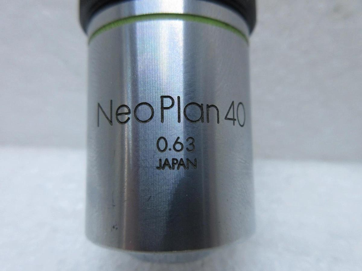Used Olympus Microscopy NeoPlan40 Microscope Objective 0.63 Working Surplus