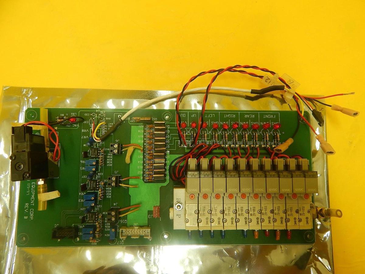 Used Semiconductor Equipment Corp 4496-023 Pneumatic Manifold PCB 410 Bonder Used