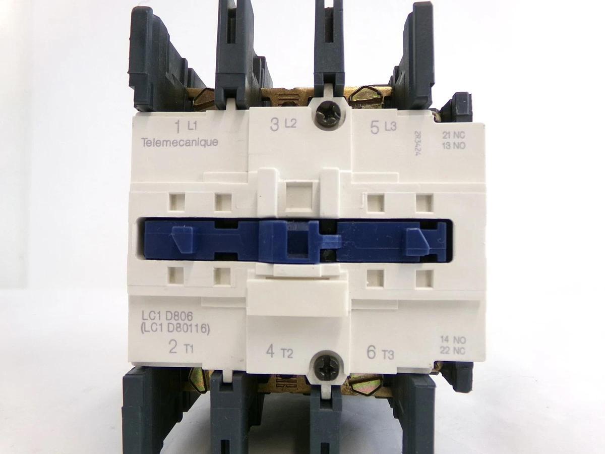 Used Telemecanique LC1D80116 Contactor LC1 D806 Square D Lot of 3 Working