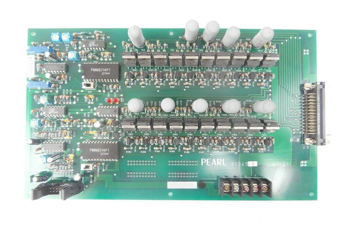 Used Pearl Kogyo 0049-3 Stepping Motor Driver Controller PCB AT-01 TEL Lithius Spare
