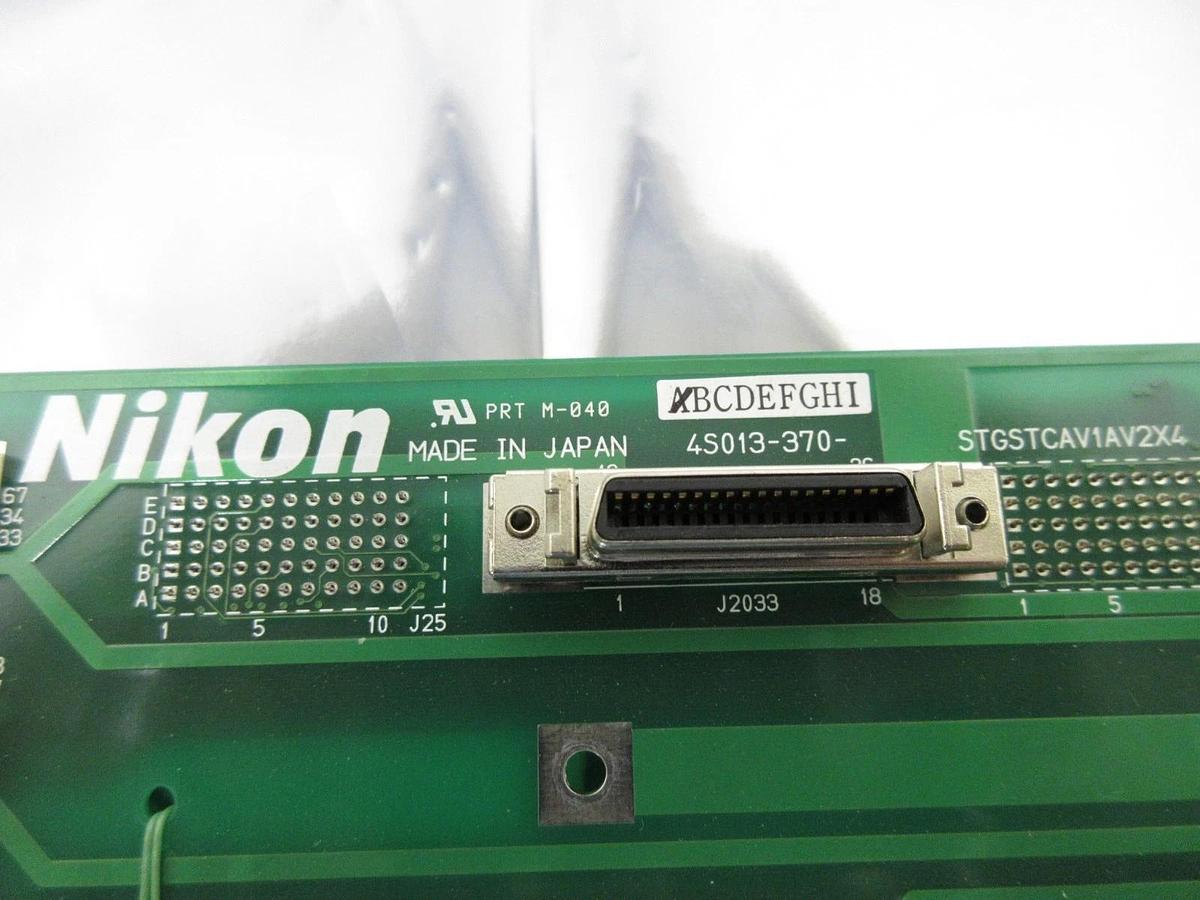 Used Nikon 4S013-370 Backplane Interface Board PCB STGSTCAV1AV2X4 NSR Working
