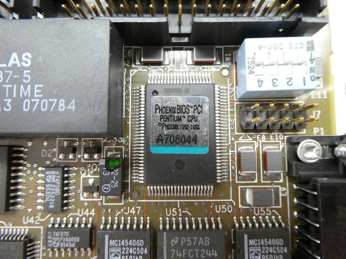 Used Texas Microsystems 22487 Greyhound 1 SBC Single Board Computer PCB Card SVG 90S