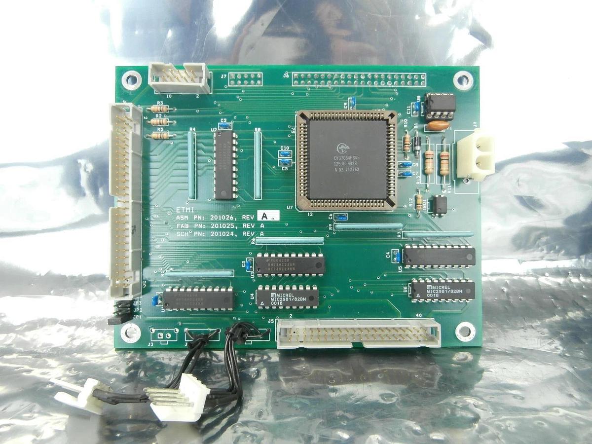 Used ASM Advanced Semiconductor Materials 201026 Processor Board PCB ETMI 201025 Used