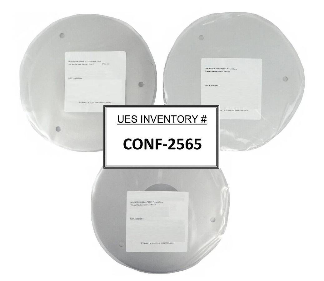 Refurbished AMAT Applied Materials 0020-22844 200mm PCII Pedestal Cover Lot of 3 Refurbished