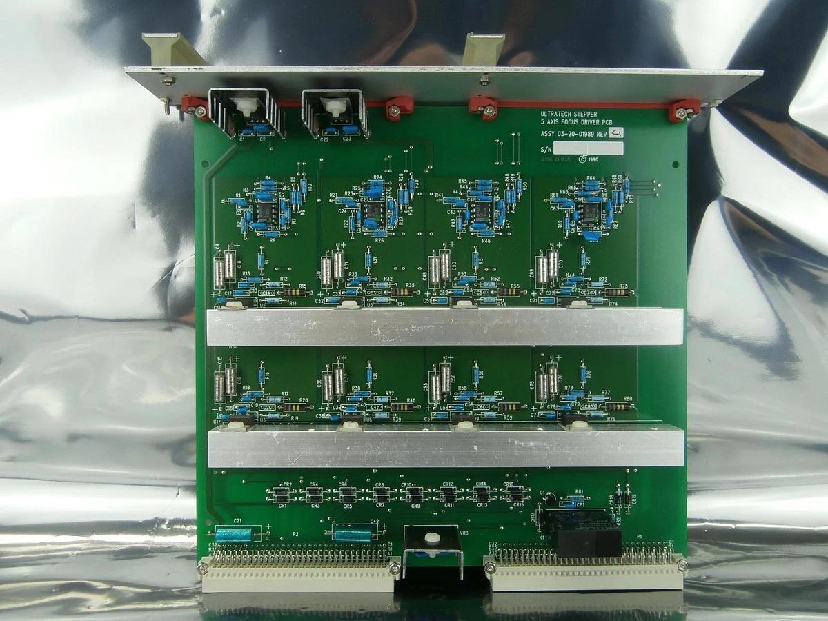 Used Ultratech Stepper 03-20-01989 5 Axis Focus Driver WAS PCB Card Titan Used