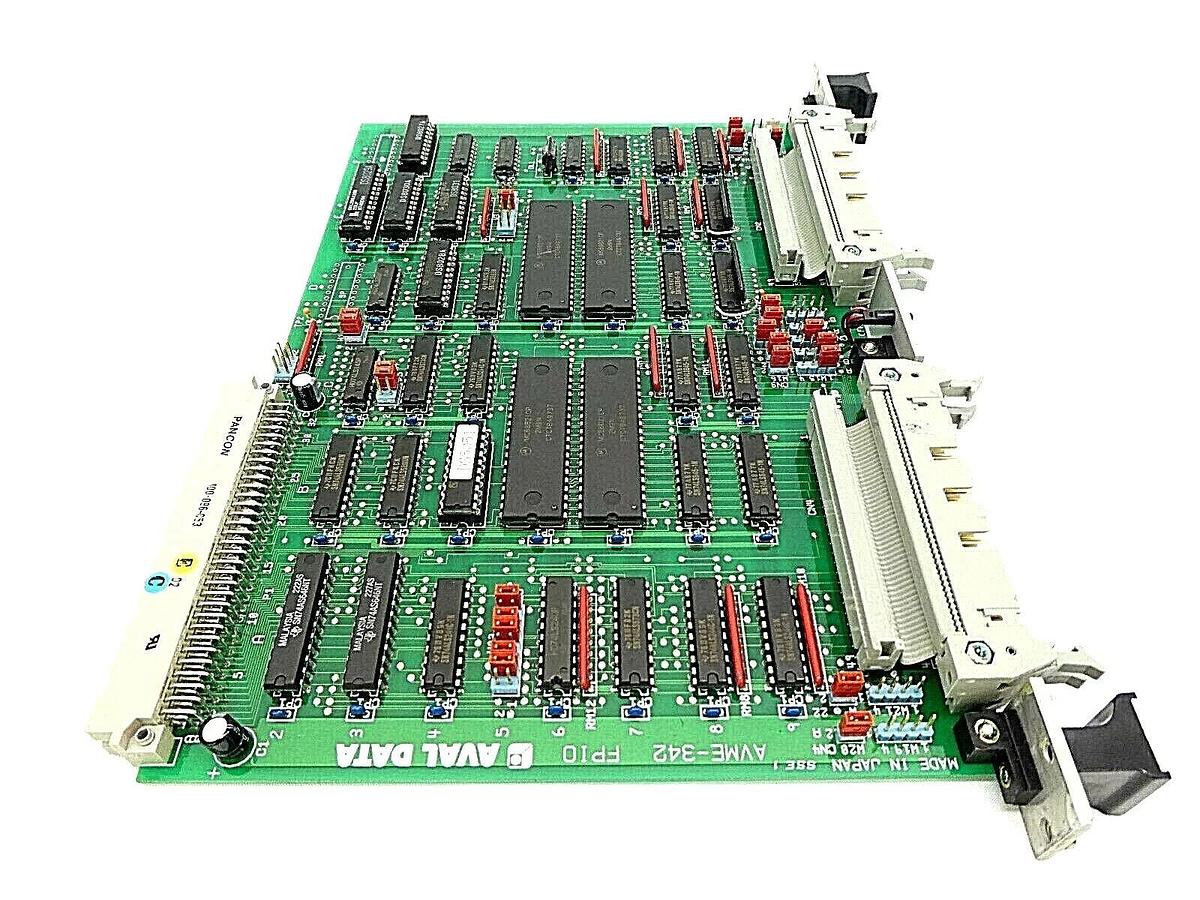 Used AVAL DATA AVME-342 Processor PCB Card FP10 Working Surplus
