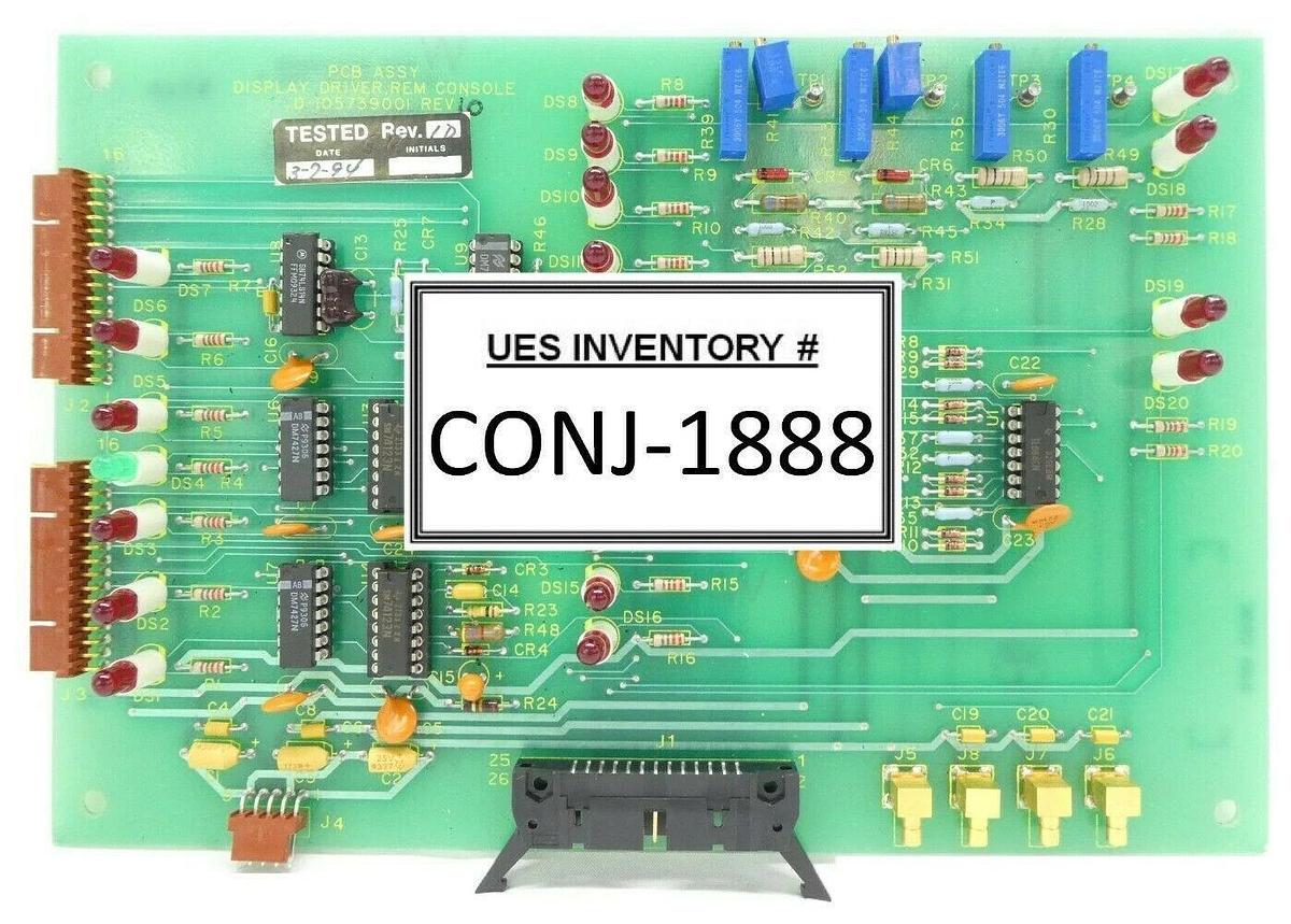 Used Varian Semiconductor VSEA D-105739001 Display Driver PCB REM Console Working