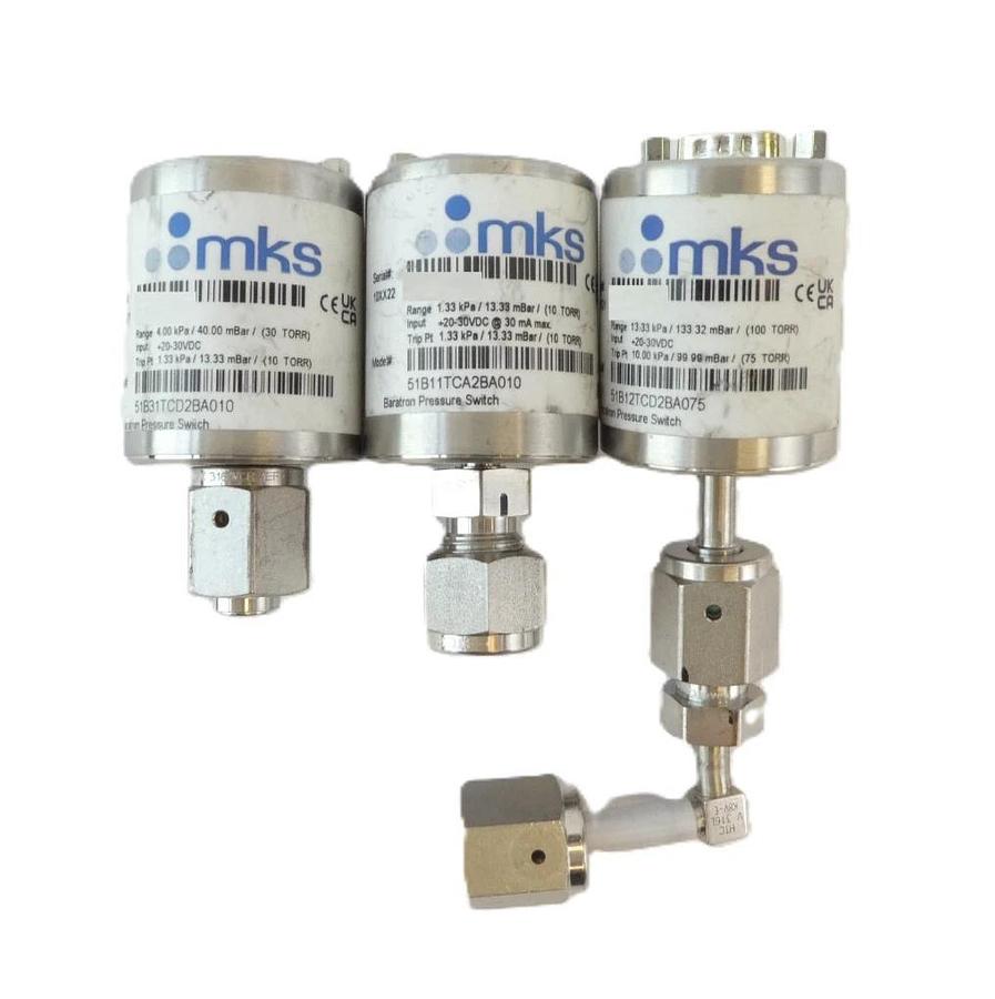 Used MKS Instruments 51A 51B Baratron Pressure Switch Reseller Lot of 13 Working