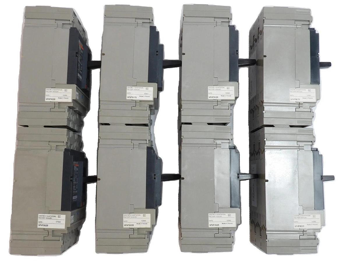 Merlin Gerin NFNF36225 3-Pole Circuit Breaker Compact NSF250 N Lot of 8 New
