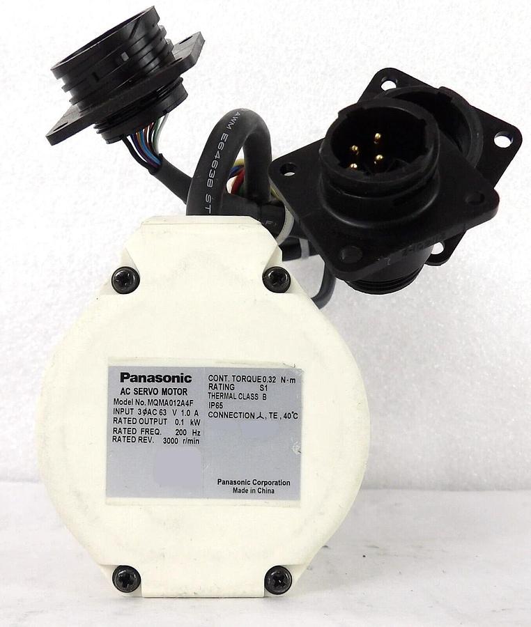 Used Panasonic MQMA012A4F AC Servo Motor Module Reseller Lot of 6 Working Surplus