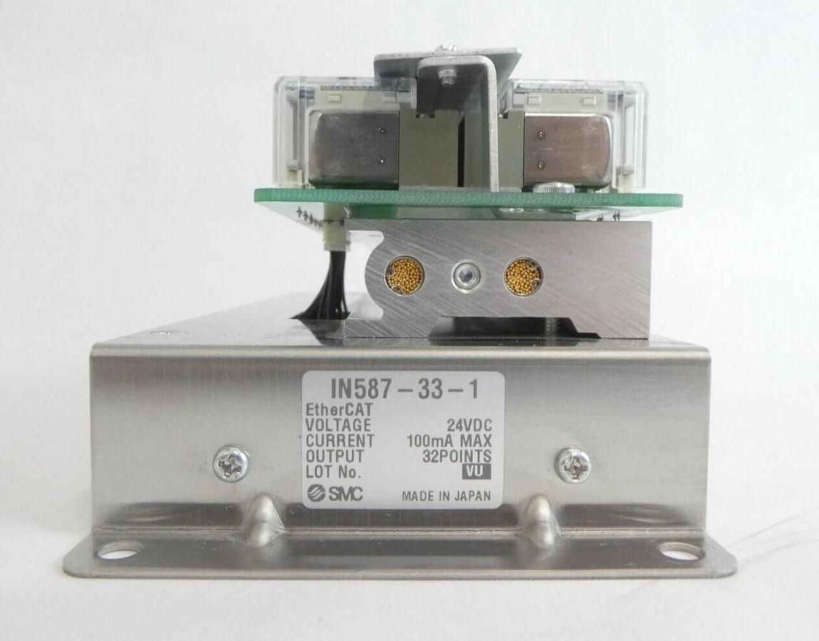 Used SMC IN587-33-1 32-Point EtherCAT Pneumatic Manifold Lot of 3 Working Surplus