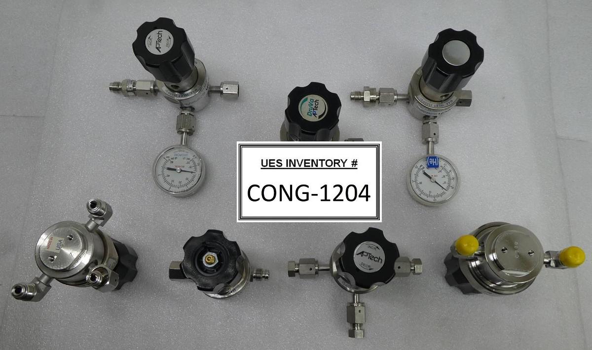 Used APTech AP and SL Series Manual Pressure Regulator Valves Reseller Lot of 7 Used