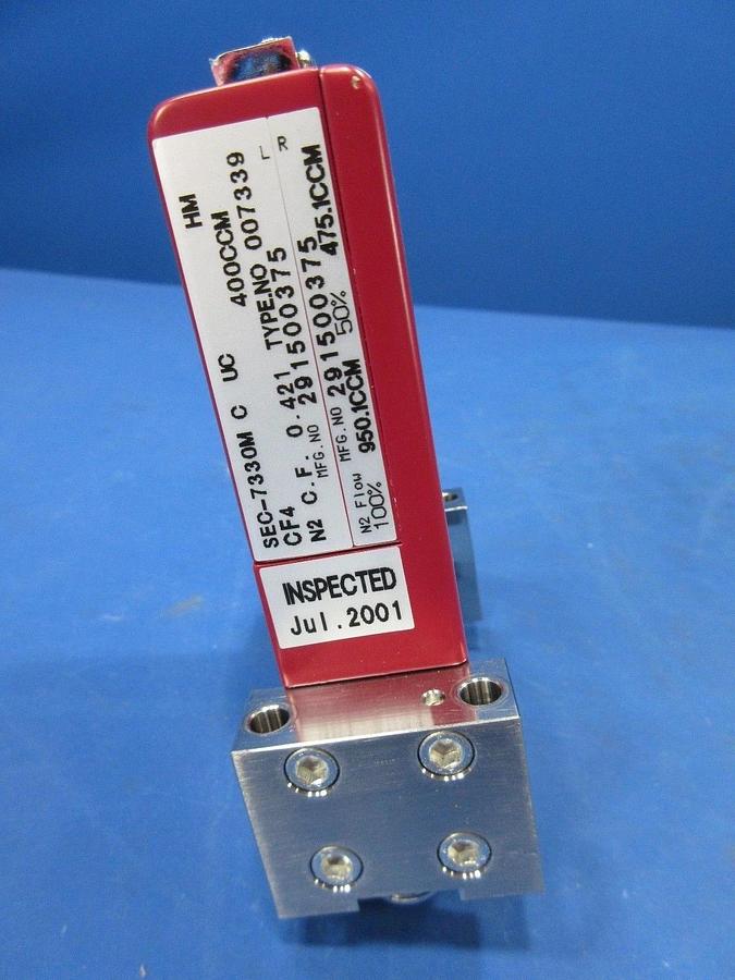Used Horiba STEC SEC-7330M Mass Flow Controller CF4 400CCM Lot of 2 Used Working