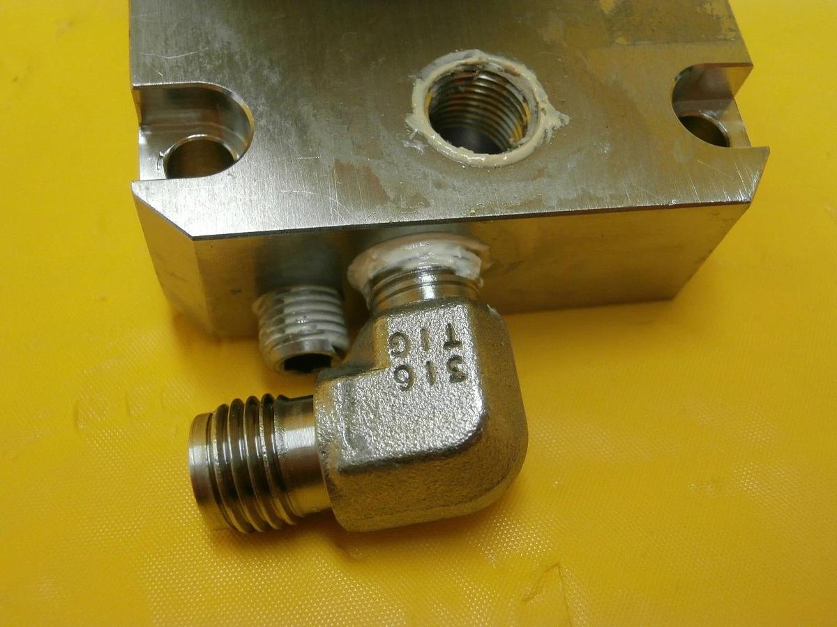 Used AMAT Applied Materials 0021-78097 Manifold with SMC ITV2031-31N3N4-X97 Copper