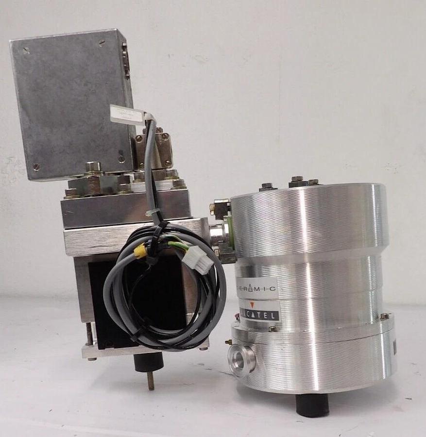 Used Alcatel 5154 DET Pfeiffer Vacuum Turbomolecular Pump Turbo with 072494 Working