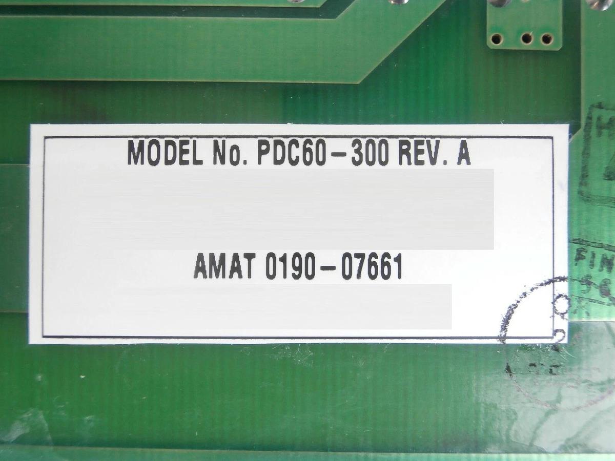 Used Lambda PDC60-300 Power Supply PCB Card HAL-02-1474-A1 AMAT 0190-07661 Working