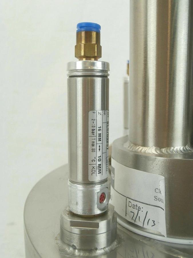 Used Edwards Helios Head Assembly Long Body Combustion Chamber Used Working
