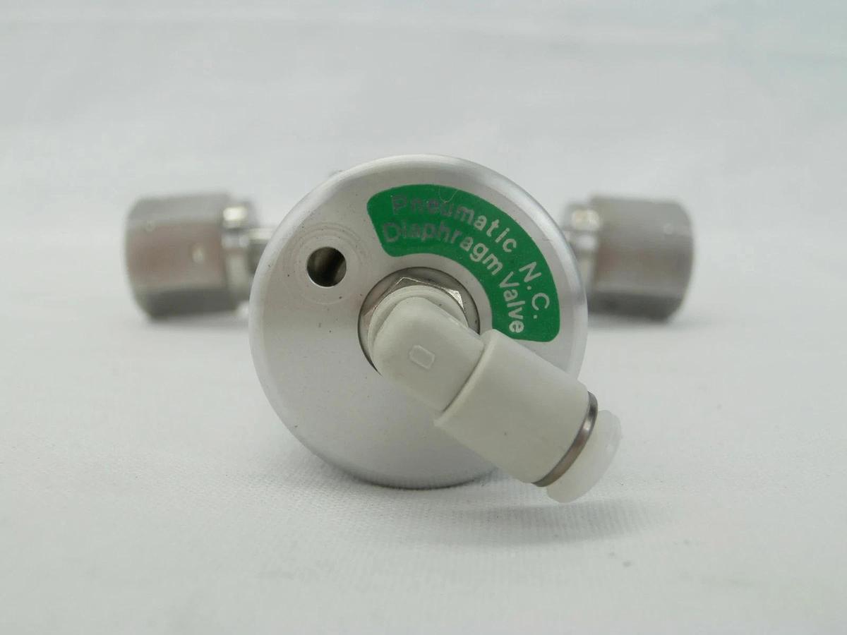 Used AMAT Applied Materials 3870-03867 Pneumatic N.C. Diaphragm Valve Working Surplus