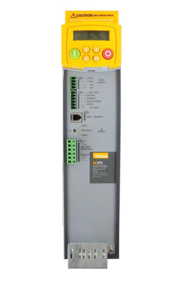 Used Parker 890CS/5/0032B/B/00/N/EN 890 Modular AC Drive 6511-RS232-00-G Working