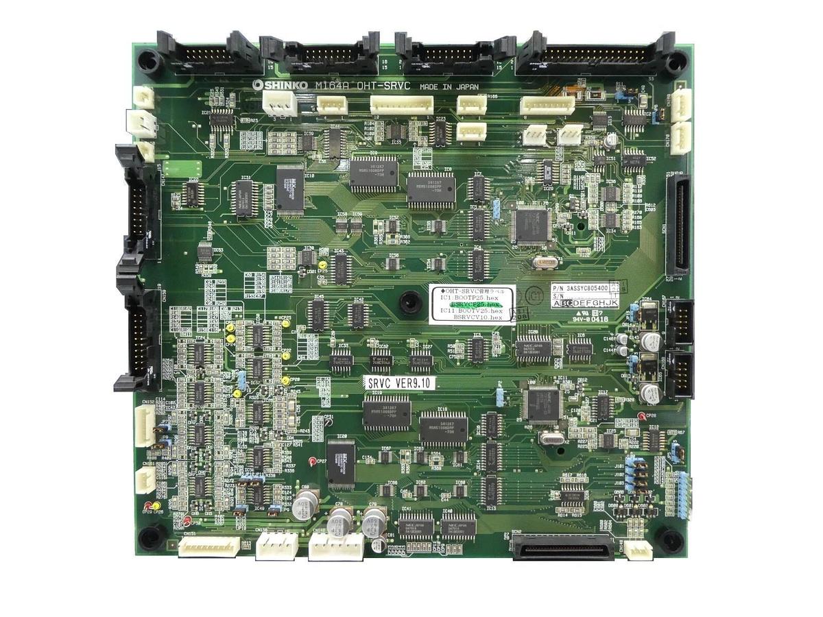Used Shinko Electric 3ASSYC805400 Interface PCB M164A OHT-SRVC Asyst VHT5-1-1 Working