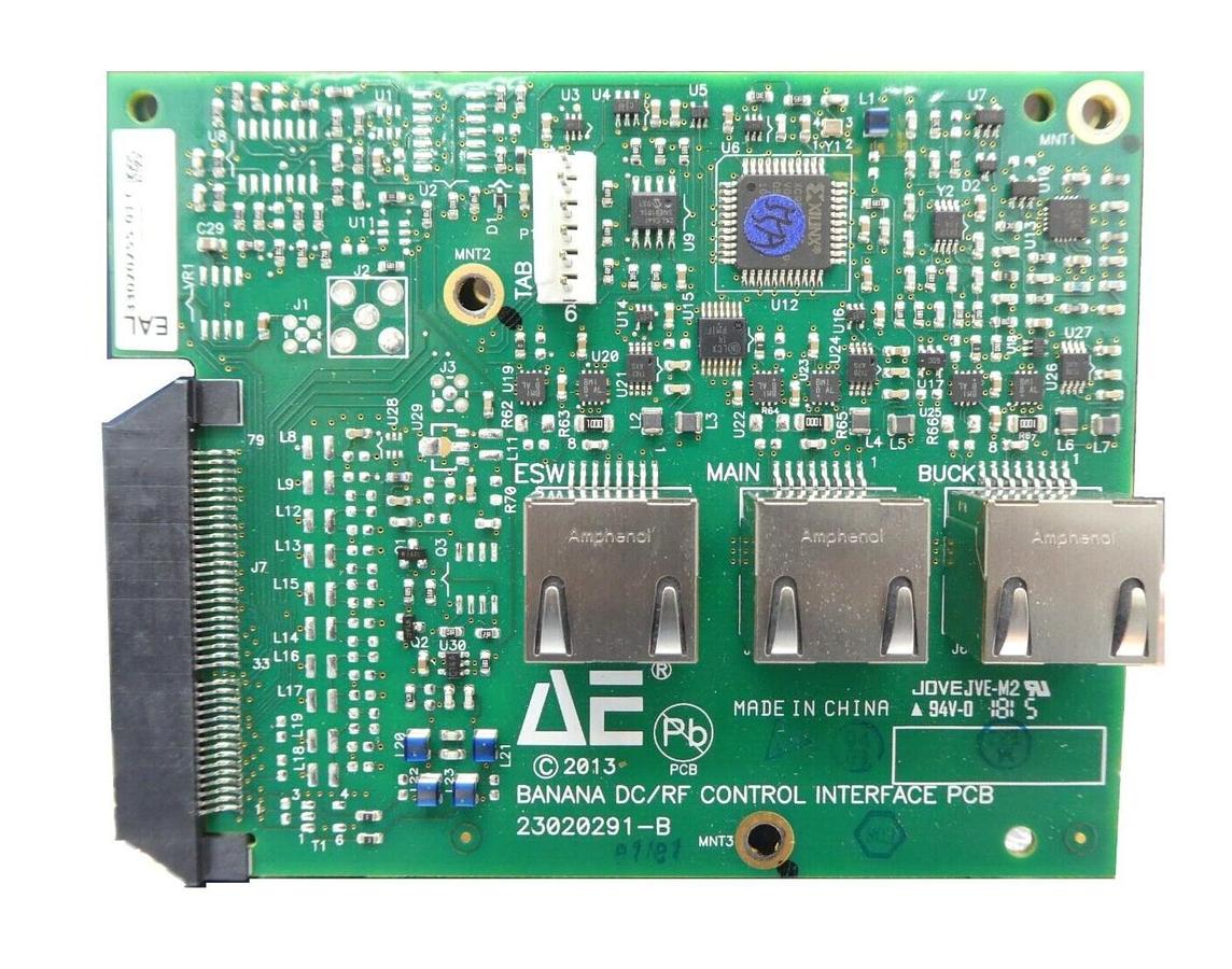 Used AE Advanced Energy 23020291-B Banana DC/RF Control Interface PCB 33020255-01