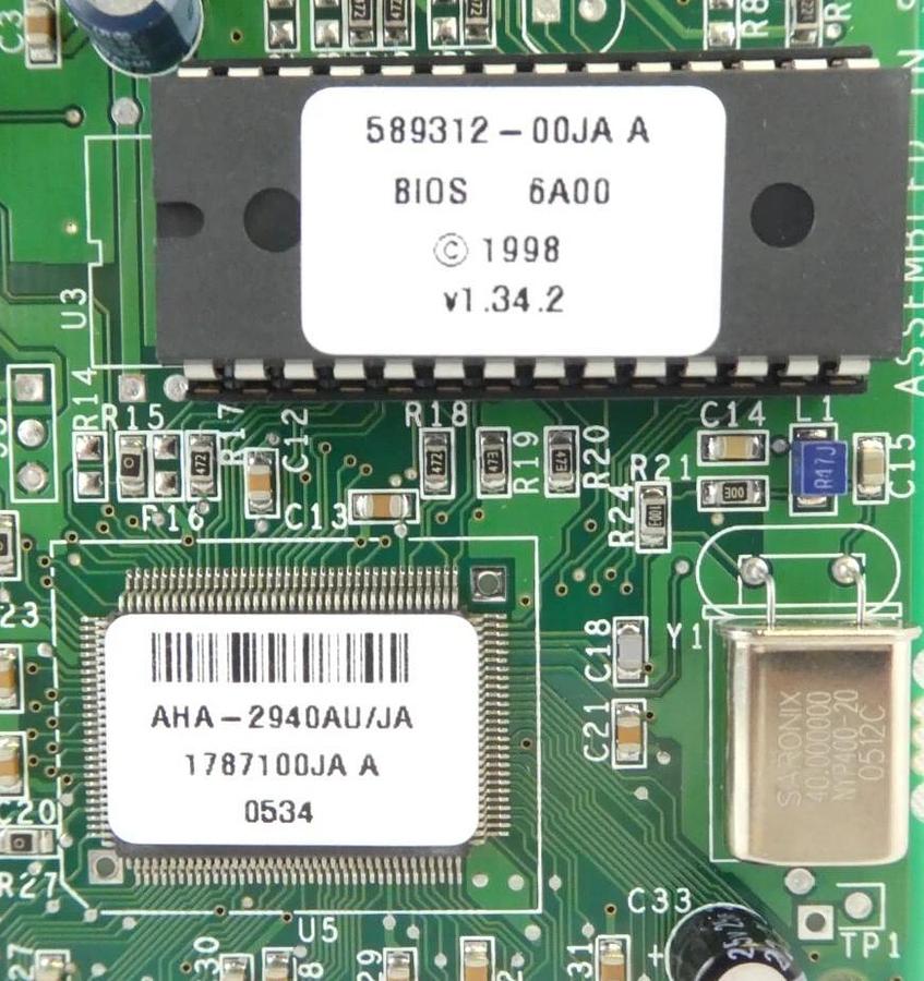 Used Adaptec 967106-00 SCSI Controller PCB Card AHA-2940AU Reseller Lot of 2 Working