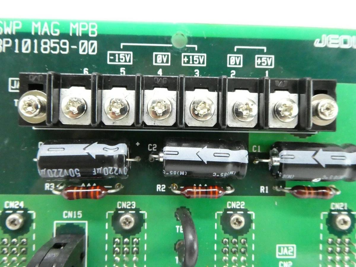 Used JEOL BP101859-00 SWP MAG MPB Board PCB JWS-2000 SEM Wafer Review Working Spare