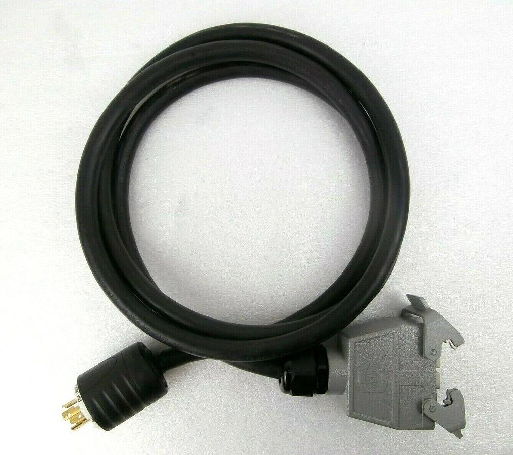 Used Edwards E21909516 iQDP Power Plug with 8.5 Foot Cable 2.5M iQDP40 iQDP80 Working