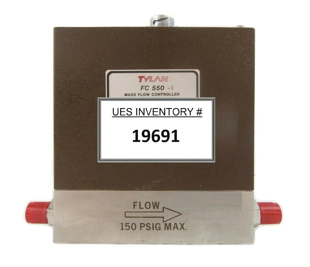 Used Tylan FC 550-1 Mass Flow Controller MFC 300 SCCM H2 FC Series Refurbished
