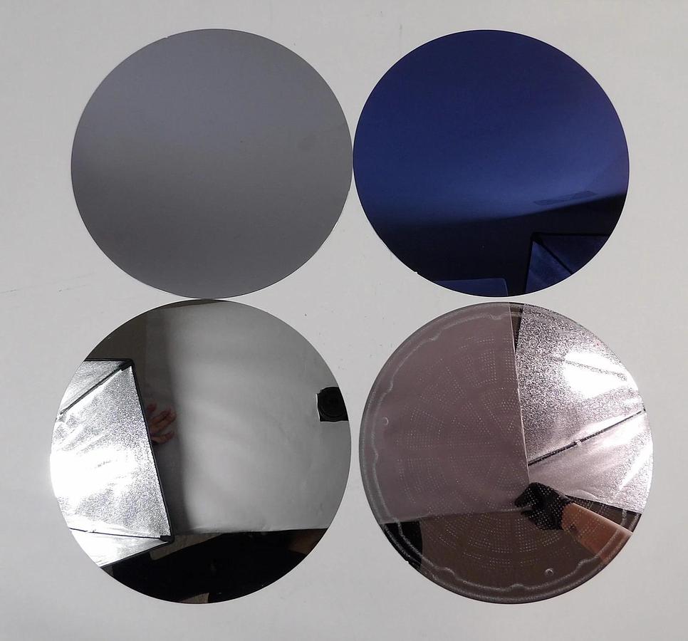 Used Semiconductor Process 300mm Notched Silicon Wafer 12” Test Lot of 24 Surplus