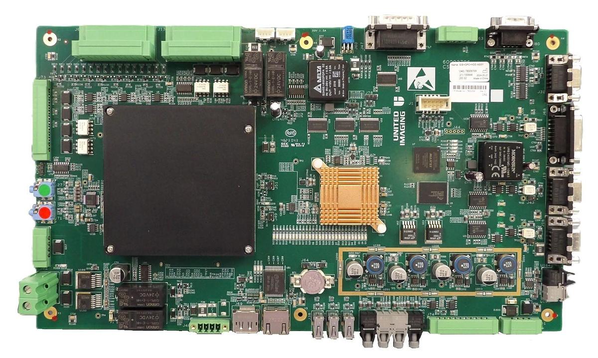 Used United Imaging 78002591 UIH-R V21 CSU82-SIB-V03 PCB 60002796 Working Surplus