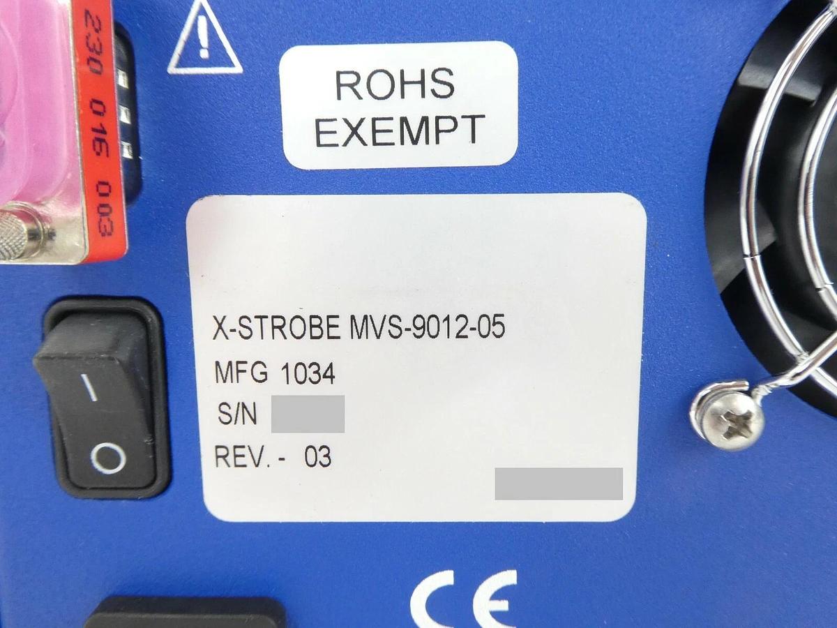 Used Perkin-Elmer MVS-9012-05 Fiber Optic X-Strobe Source KLA 11301400191000 Working