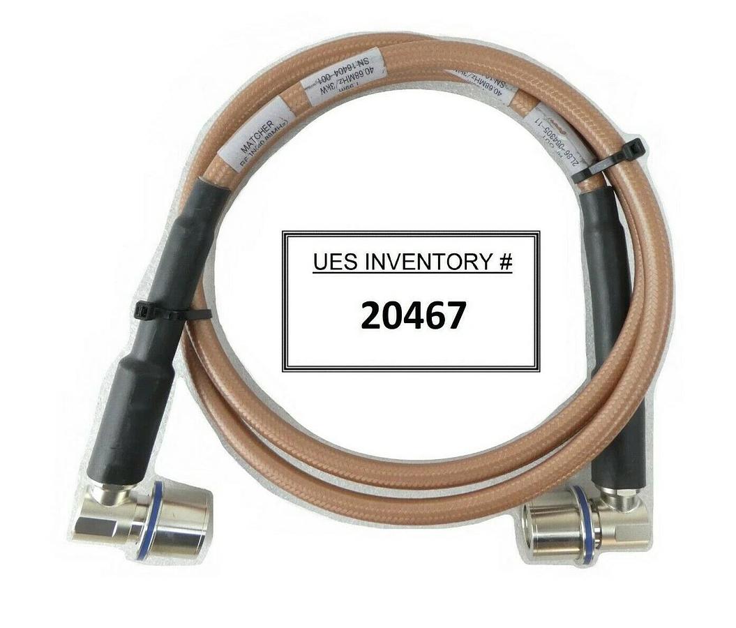 Used TEL Tokyo Electron 2L41-000089-11 RF Cable 40.68MHz @ 3kW 1.99M Working Surplus