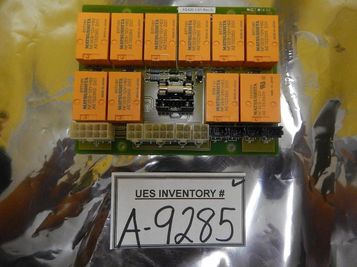 Used Alphasem AG AS420-1-01 Relay Board PCB AS420-1 Used Working