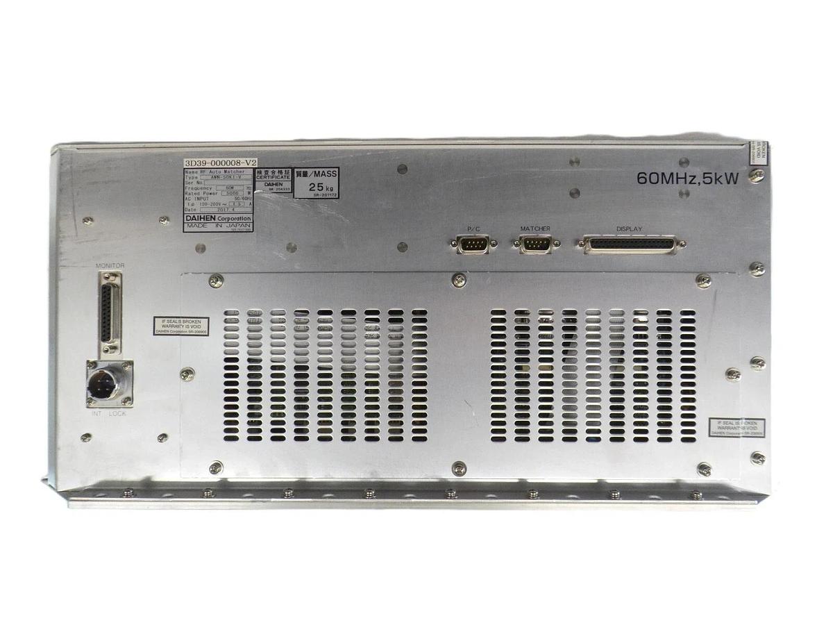 Used Daihen AMN-50K1-V RF Auto Matcher TEL Tokyo Electron 3D39-000008-V2 Working