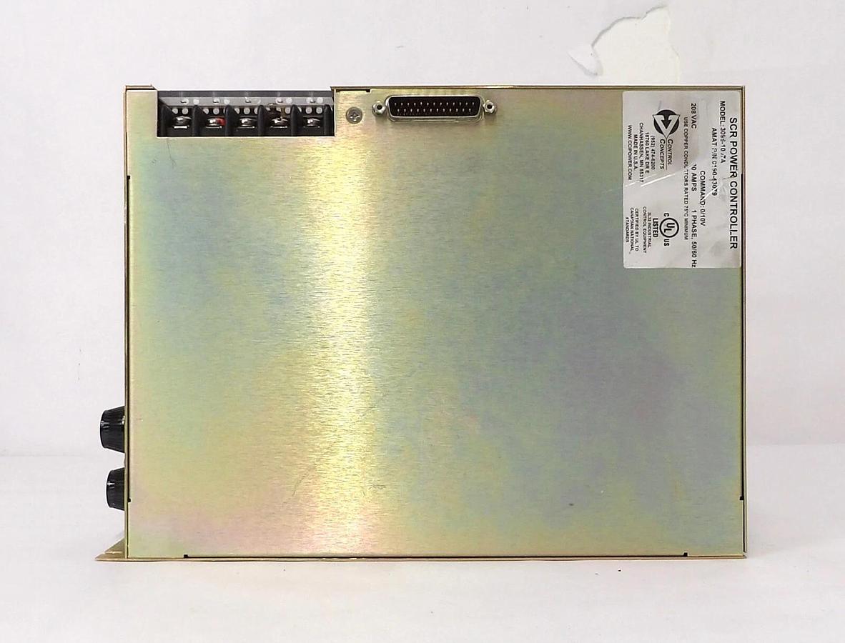 Used Control Concepts 3096-1007A SCR Power Controller AMAT 0190-43079 Working Surplus