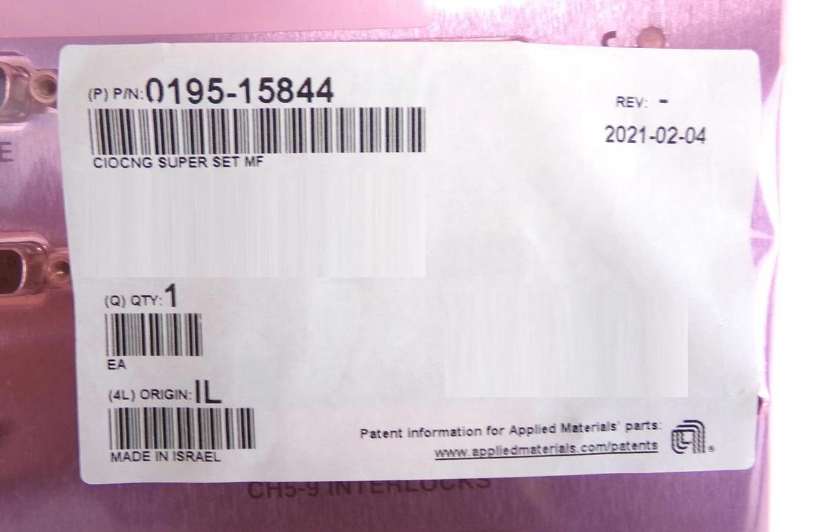 AMAT Applied Materials 0195-15844 CIOCNG Super Set MF Module New