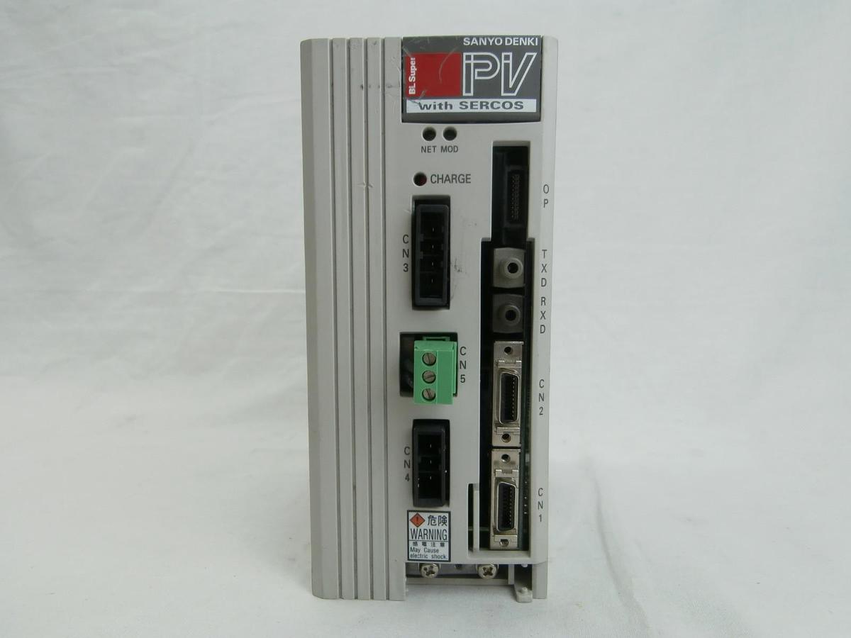 Used Sanyo Denki PV2A030WN61A0Y Servo Amplifier BL Super PV SERCOS Missing Door Used
