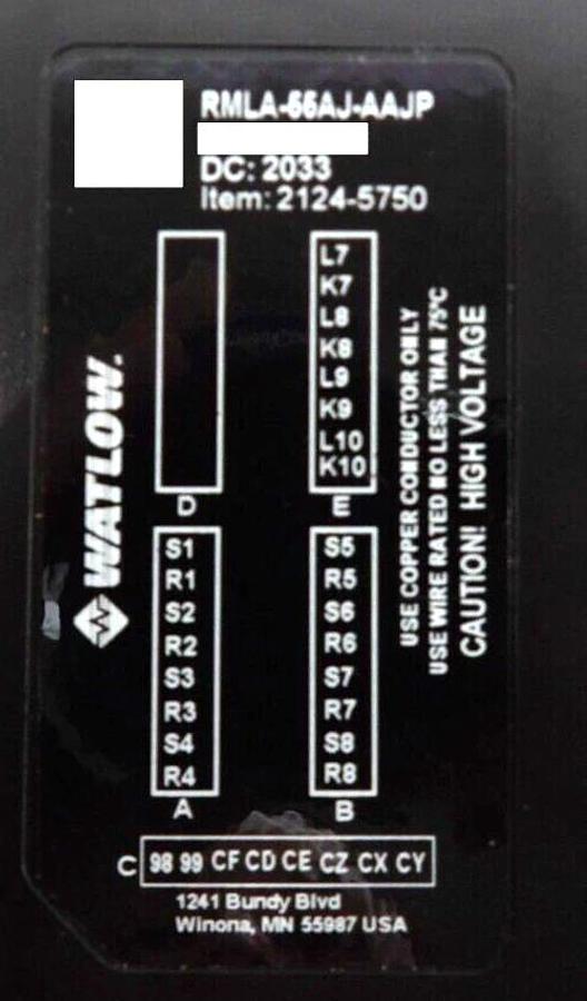 Used Watlow RMLA-55AJ-AAJP RMSA-RRCJ-AAHP Temperature Controller Lot of 4 Working