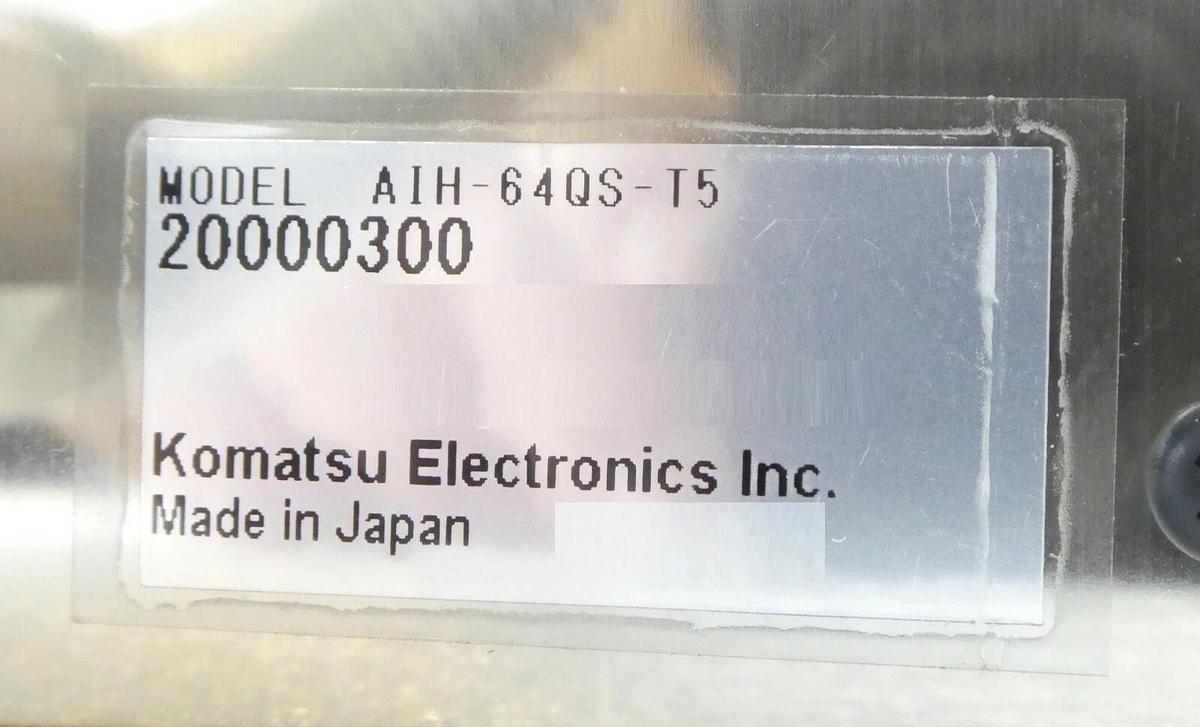 Used Komatsu Electronics 20000300 Temperature Controller AIH-64QS-T5 TEL PR300Z Spare