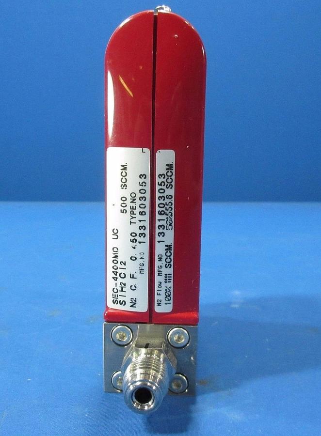Used Horriba STEC SEC-4400M Mass Flow Controller MFC 500 SCCM SiH2Ci2 Used Working