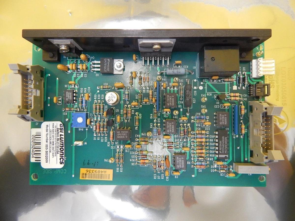 Used GSI Lumonics 003-3002009 Optics PCB KLA-Tencor CRS-3000 General Scanning Working