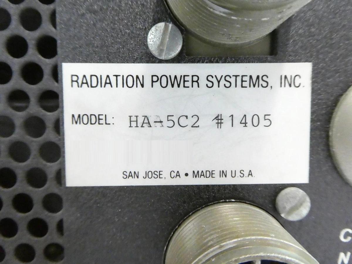 Used Radiation Power Systems HA-5C2 Power Supply Hybrid Technology Untested Surplus