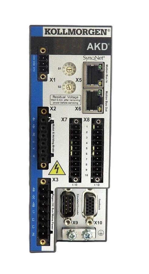 Used Kollmorgen AKD-B00606-NBSQ-0000 Servo Drive SynqNet Working Surplus