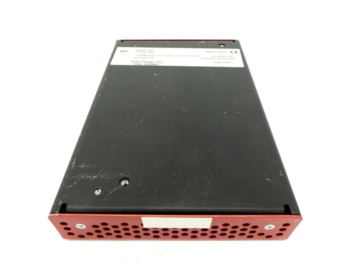 Used Teknic SST-1500-103 Servo Drive SSt ServoStepper V2.0.6 Delta Design 2100842