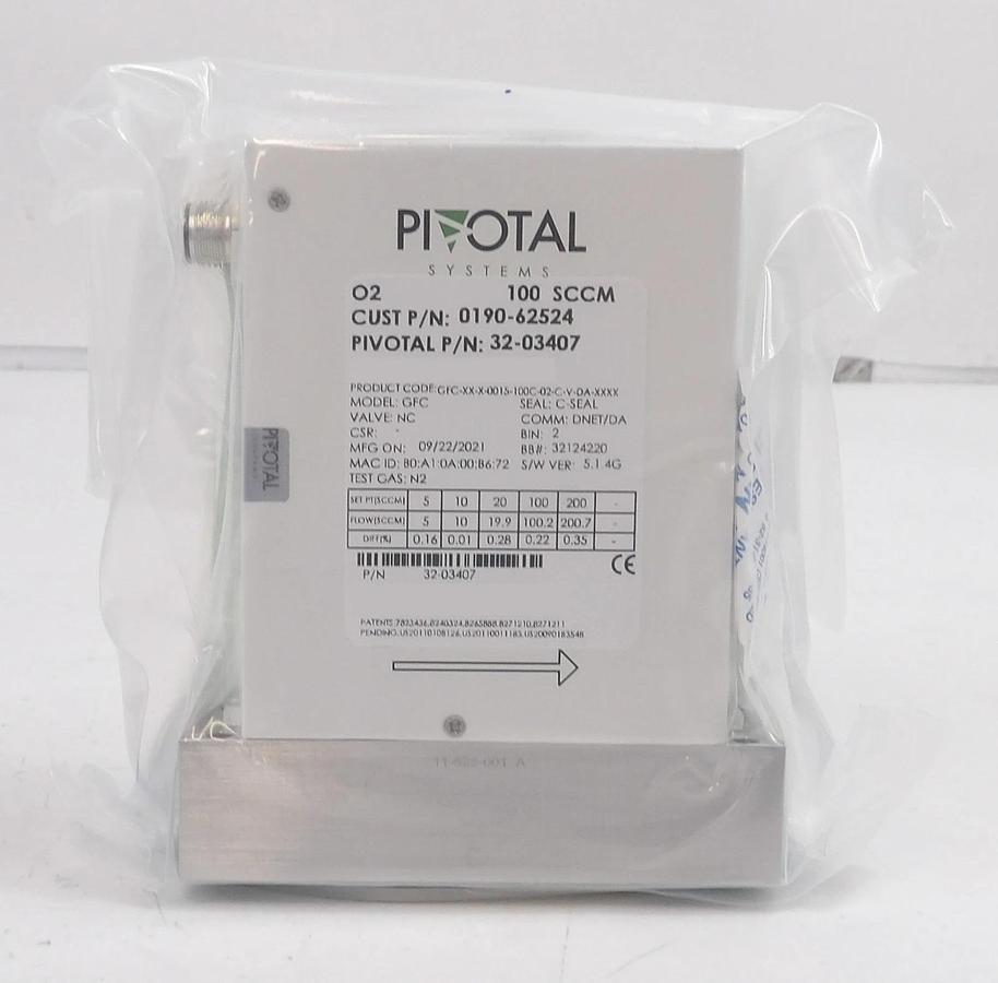 Used Pivotal Systems 32-03407 Mass Flow Controller MFC AMAT 0190-62524 Lot of 12 New